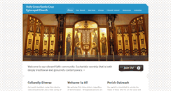 Desktop Screenshot of holycrosskingston.org